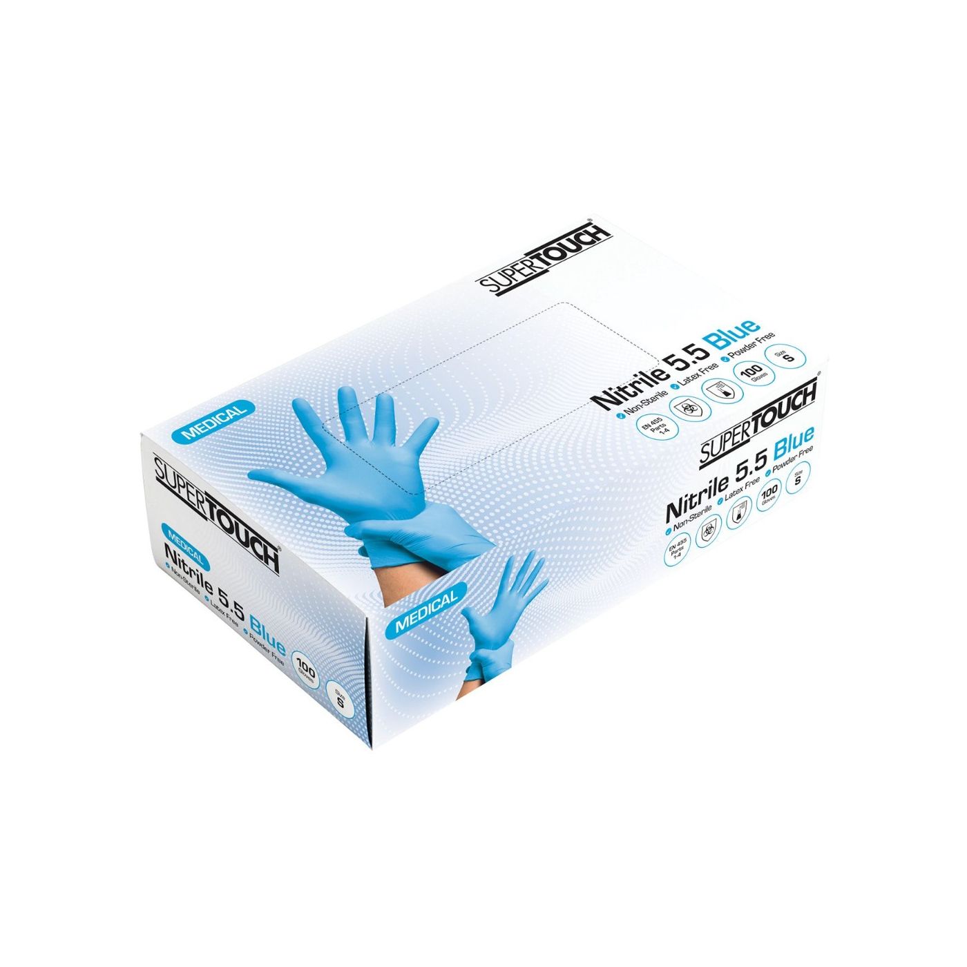0551 - Supertouch 5.5 Powder Free Nitrile (1000) 