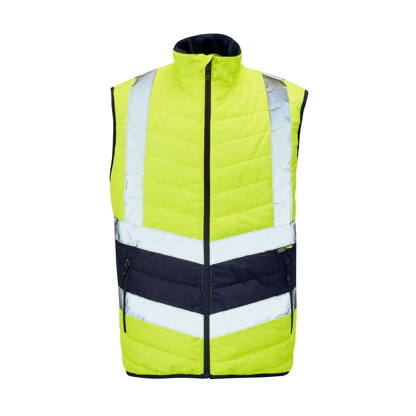SHV-102 - Supertouch High Vis 2 Tone Puffer Bodywarmer