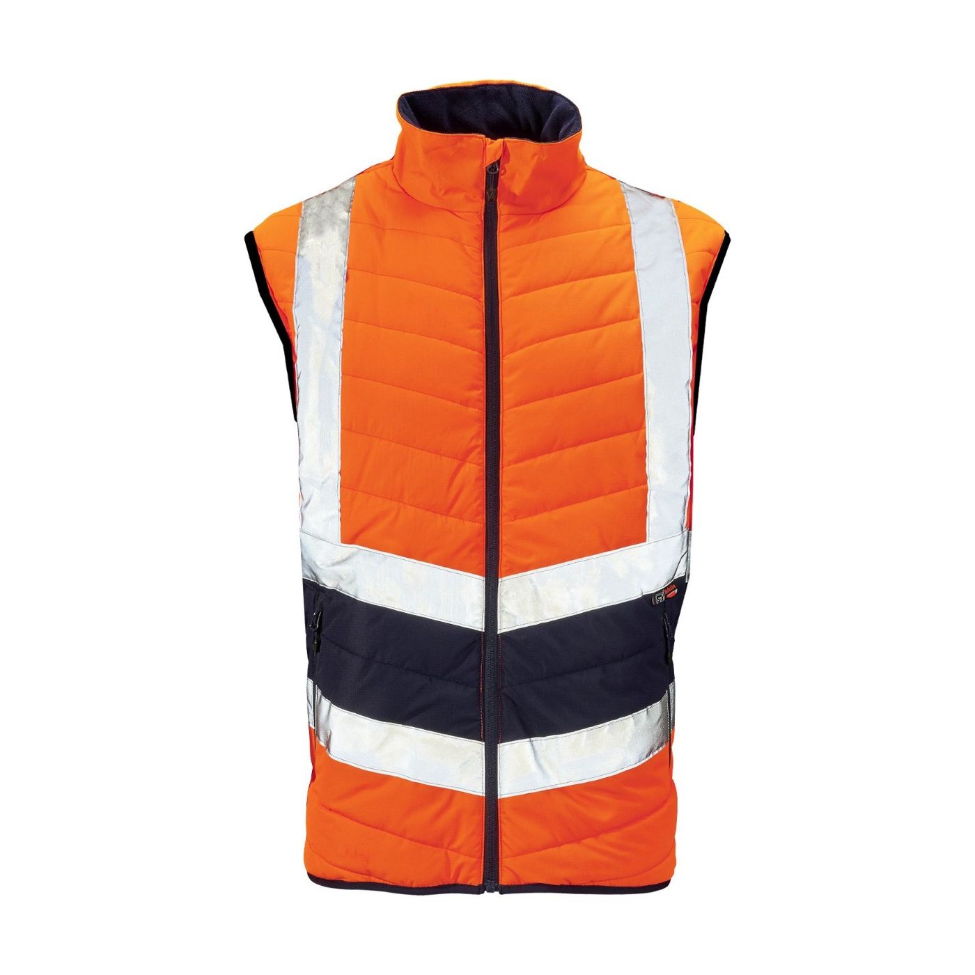 SHV-102 - Supertouch High Vis 2 Tone Puffer Bodywarmer