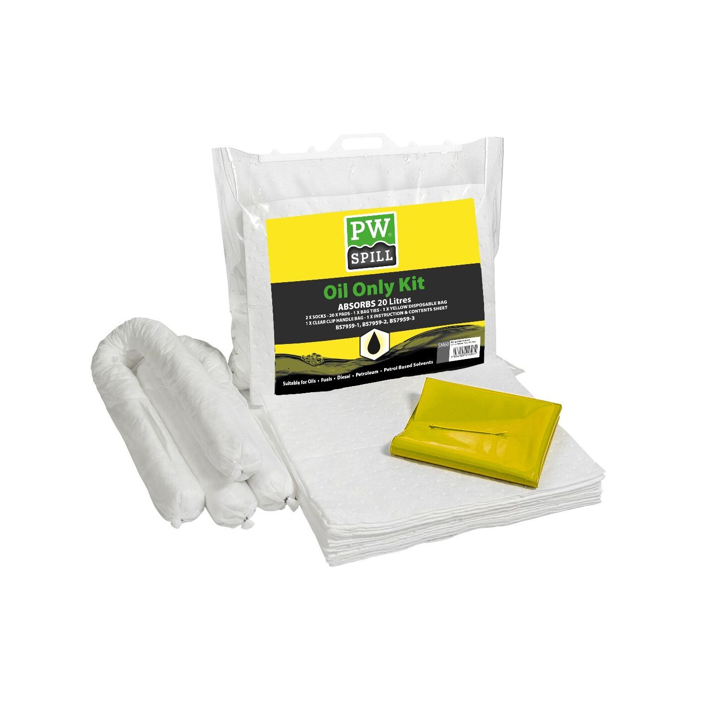 SM60 - 20 Litre Oil Only Kit x 6