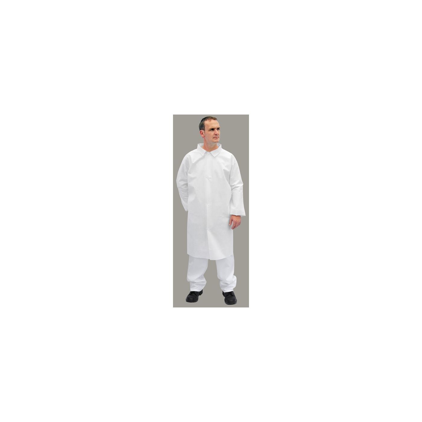 ST31 - Visitors Coat Disposable Non Woven  (per case of 50)