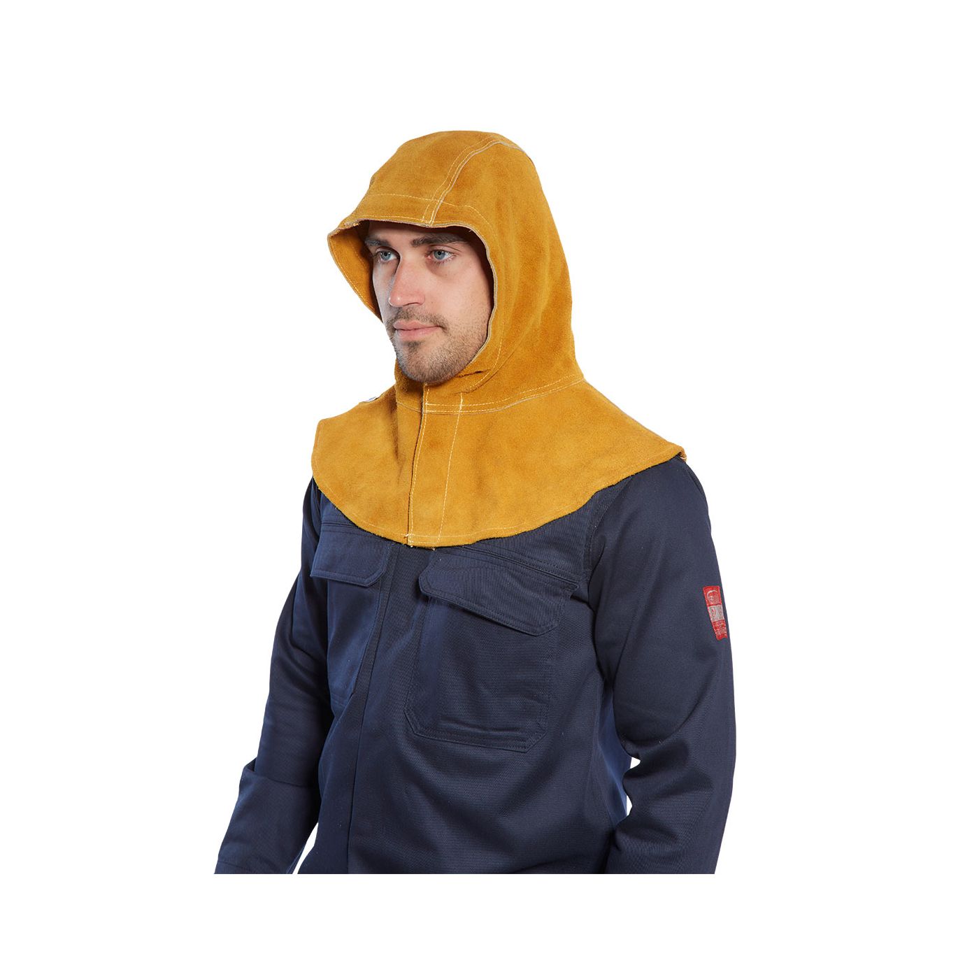 SW33 - Welding Leather Hood Tan