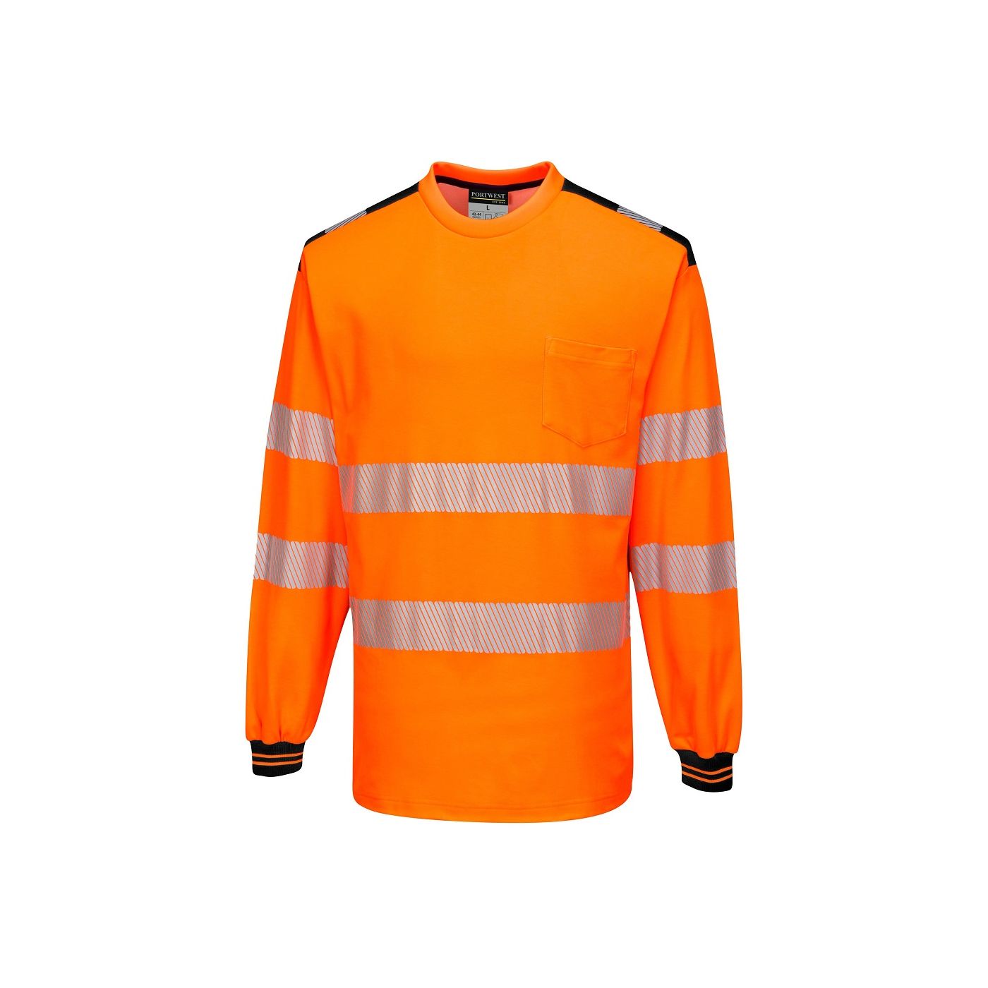 T185 - Hi Vis Teeshirt Long Sleeve