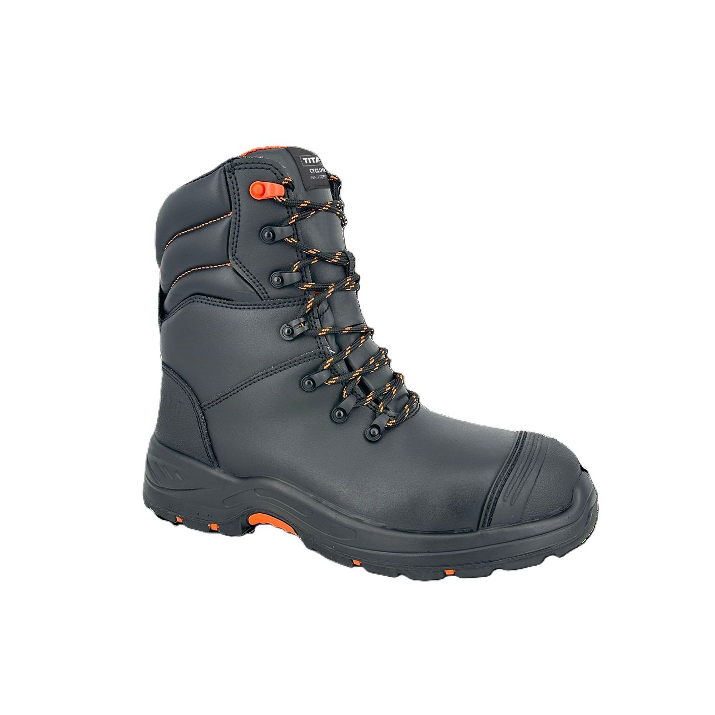TC18: Titan Cyclone High Ankle Safety Boot with side zip