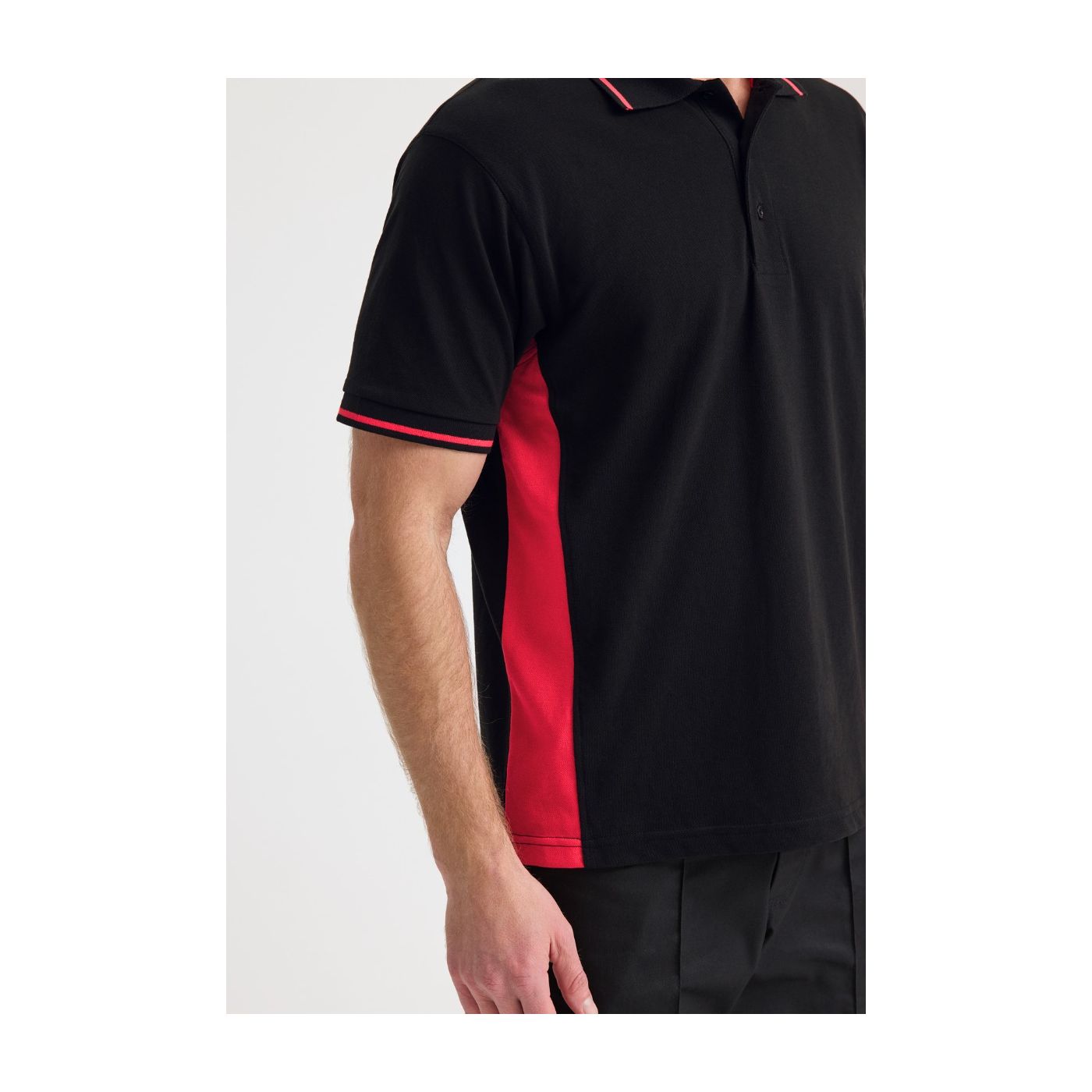 UC117 - Two Tone Polo Shirt