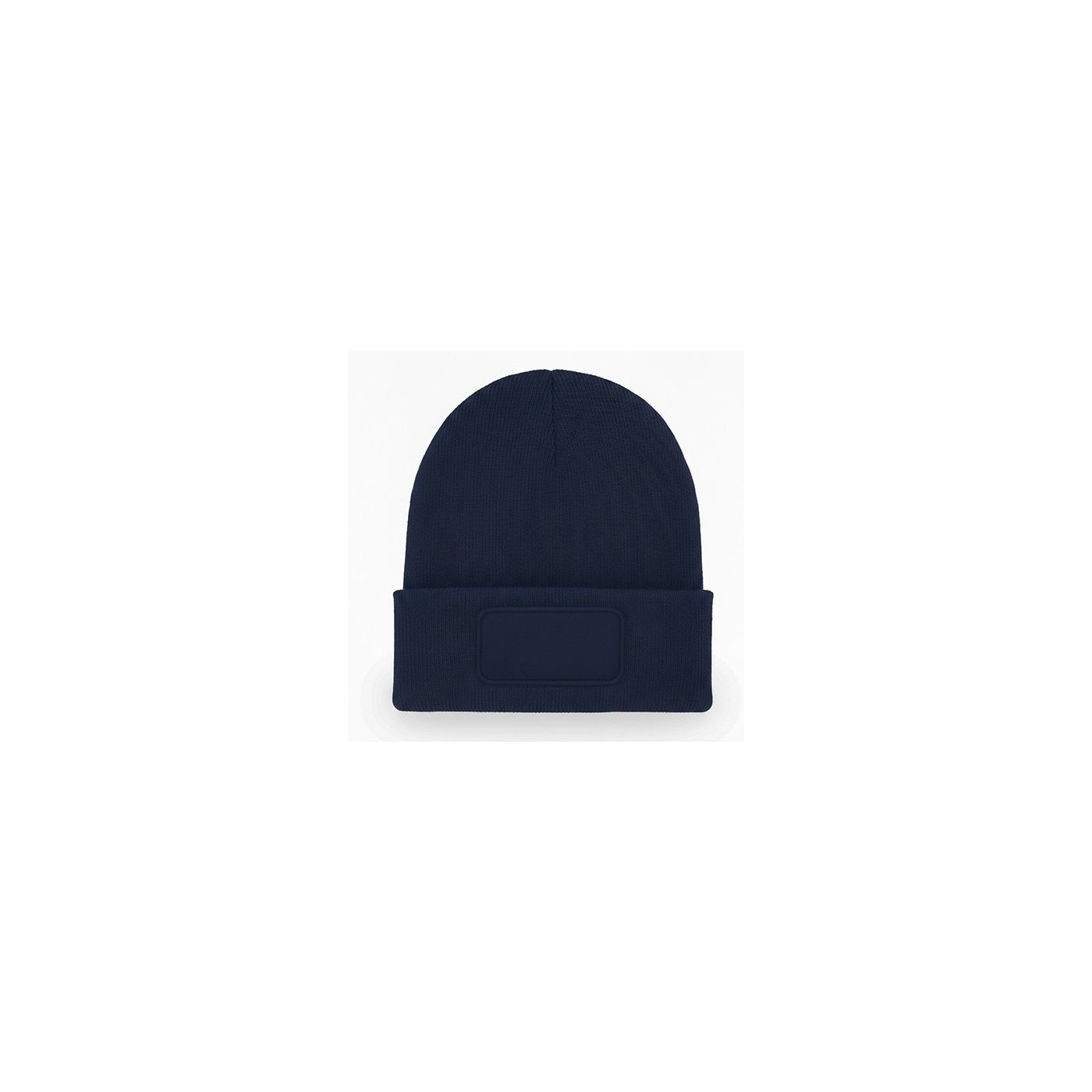UC411-Rectangular Patch Beanie
