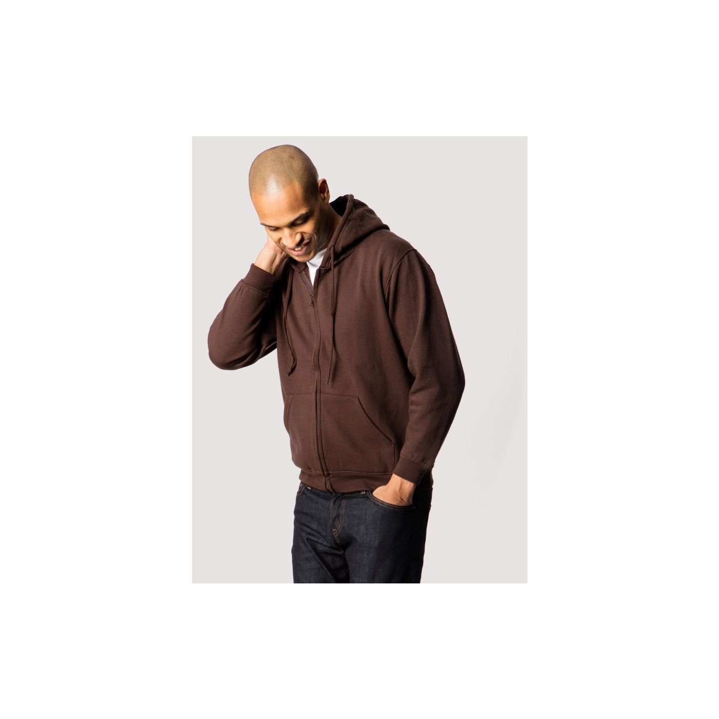 UC504 - Uneek Hooded Classic Sweatshirt - Full Zip