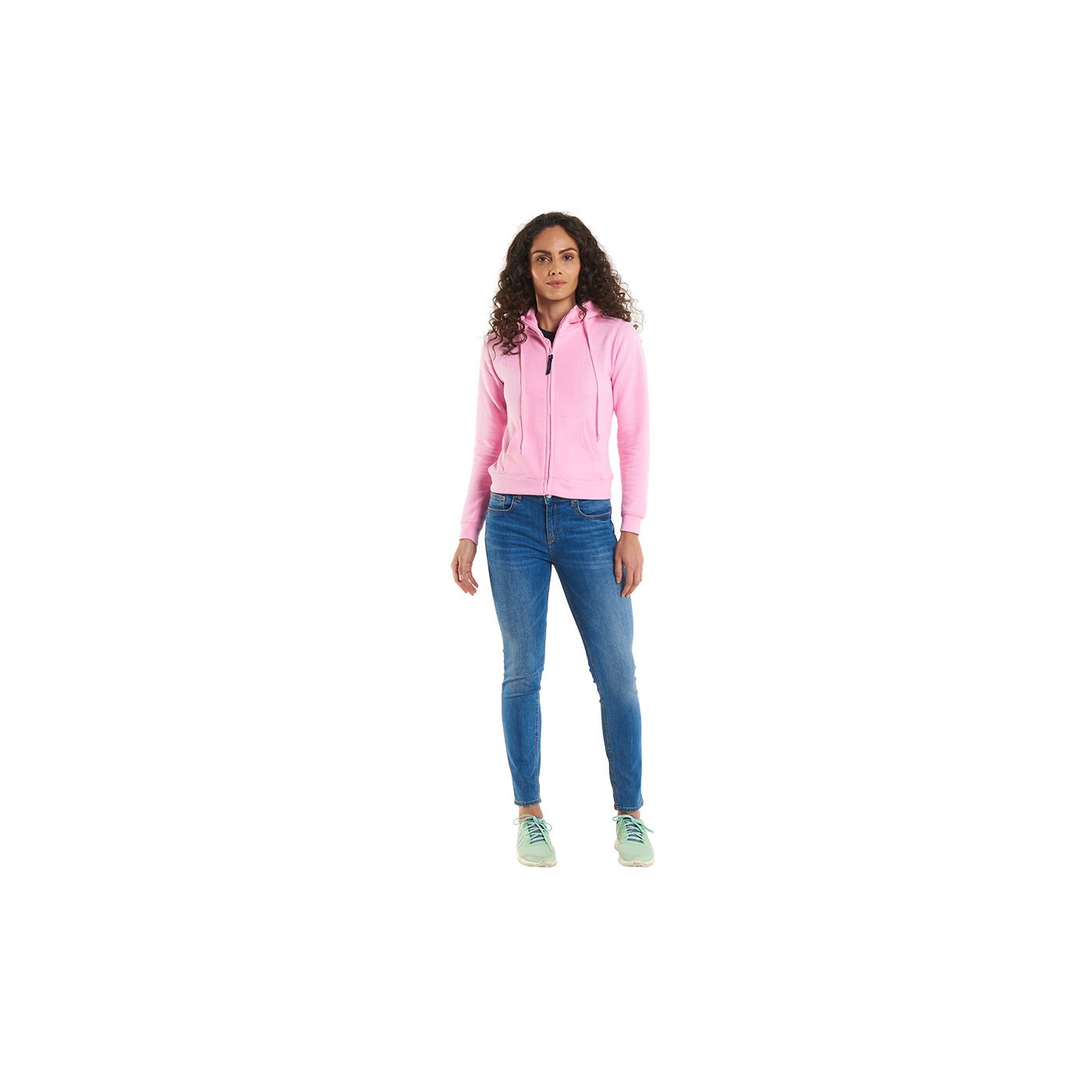 UC505 - Uneek Ladies Classic Full Zip Hooded Sweatshirt