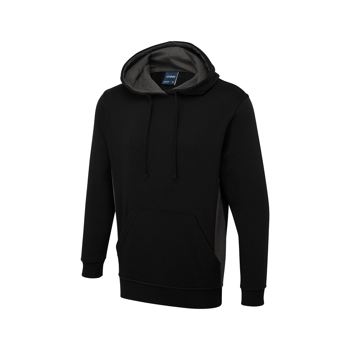 UC517 - Uneek Two Tone Hooded Sweatshirt