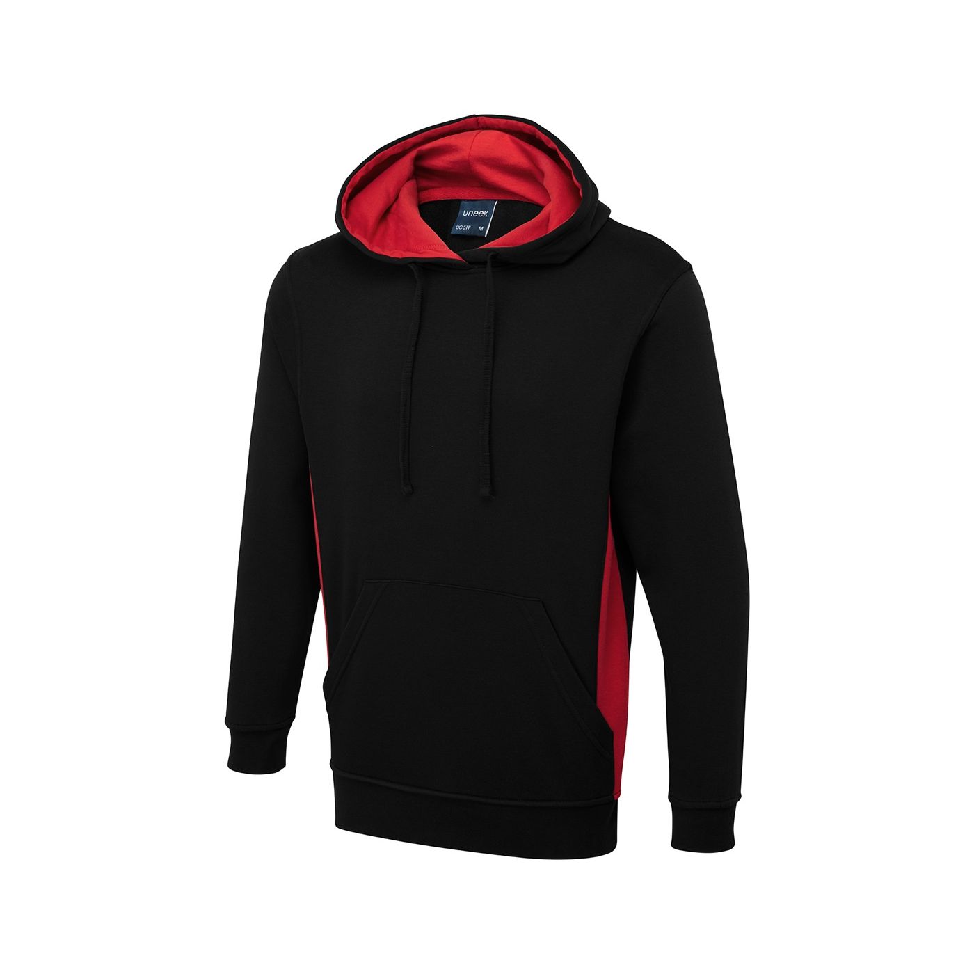 UC517 - Uneek Two Tone Hooded Sweatshirt