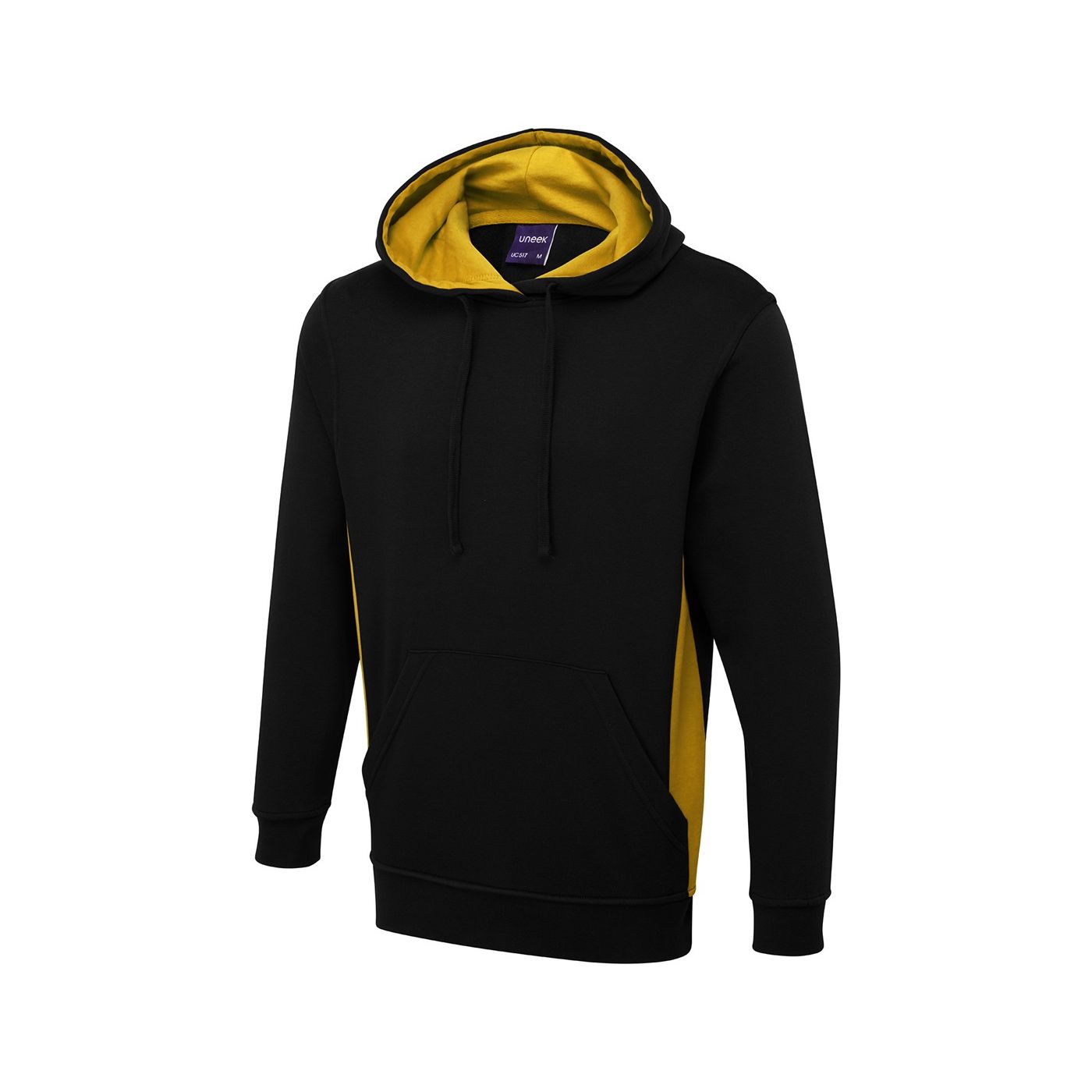 UC517 - Uneek Two Tone Hooded Sweatshirt