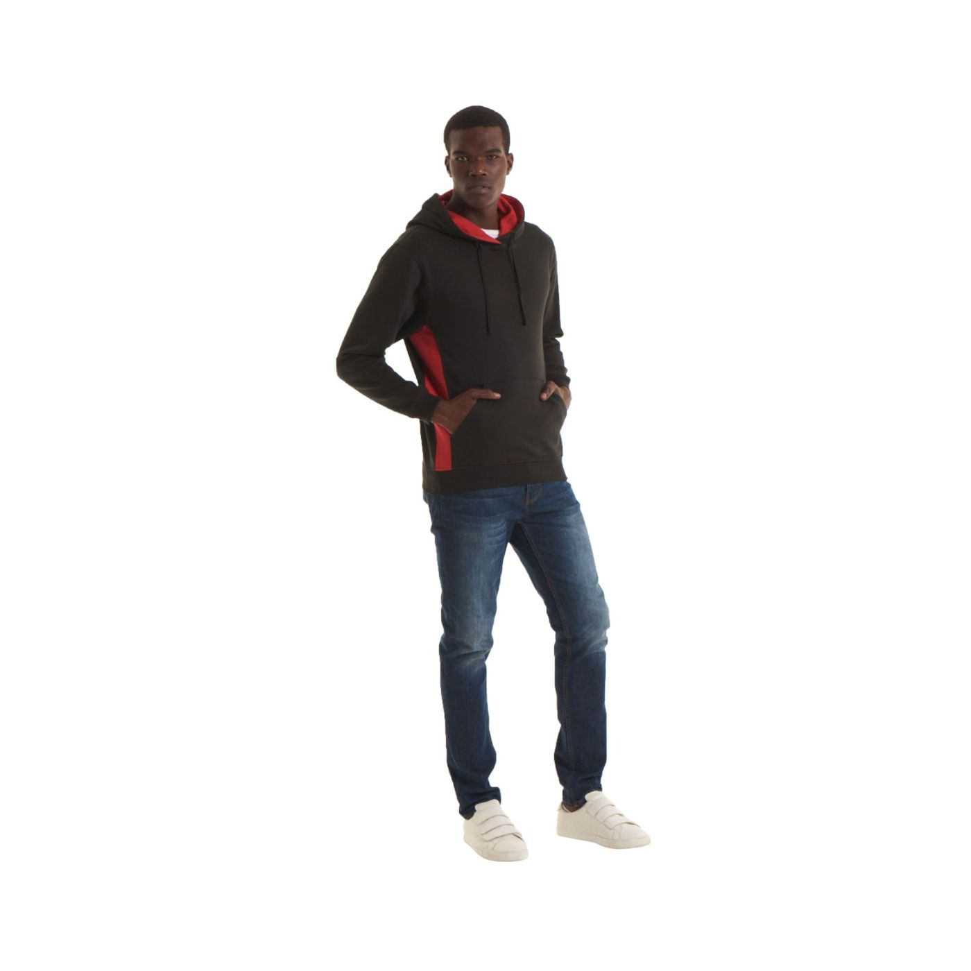 UC517 - Uneek Two Tone Hooded Sweatshirt