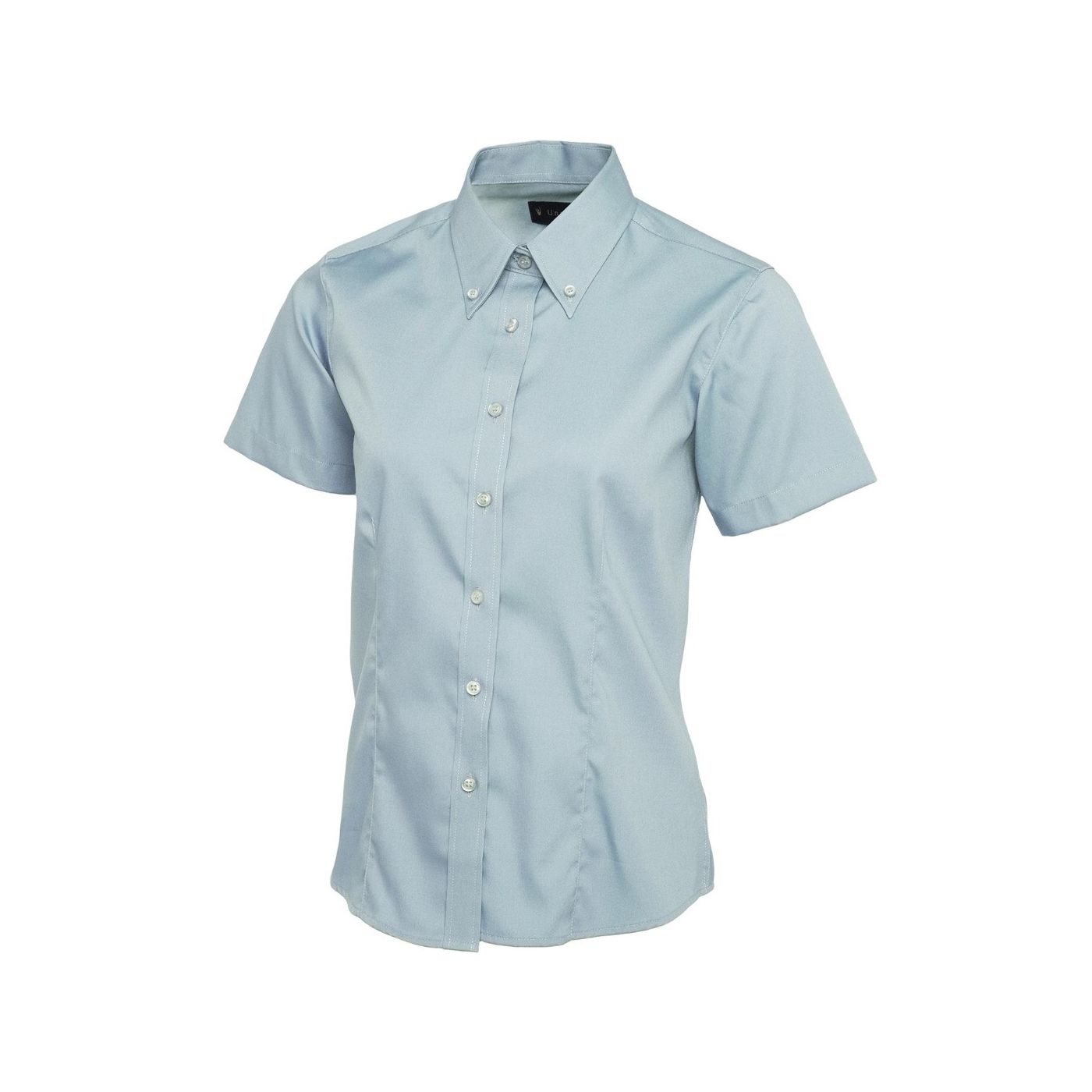 UC704 - Uneek Ladies Pinpoint Oxford Half Sleeve Shirt