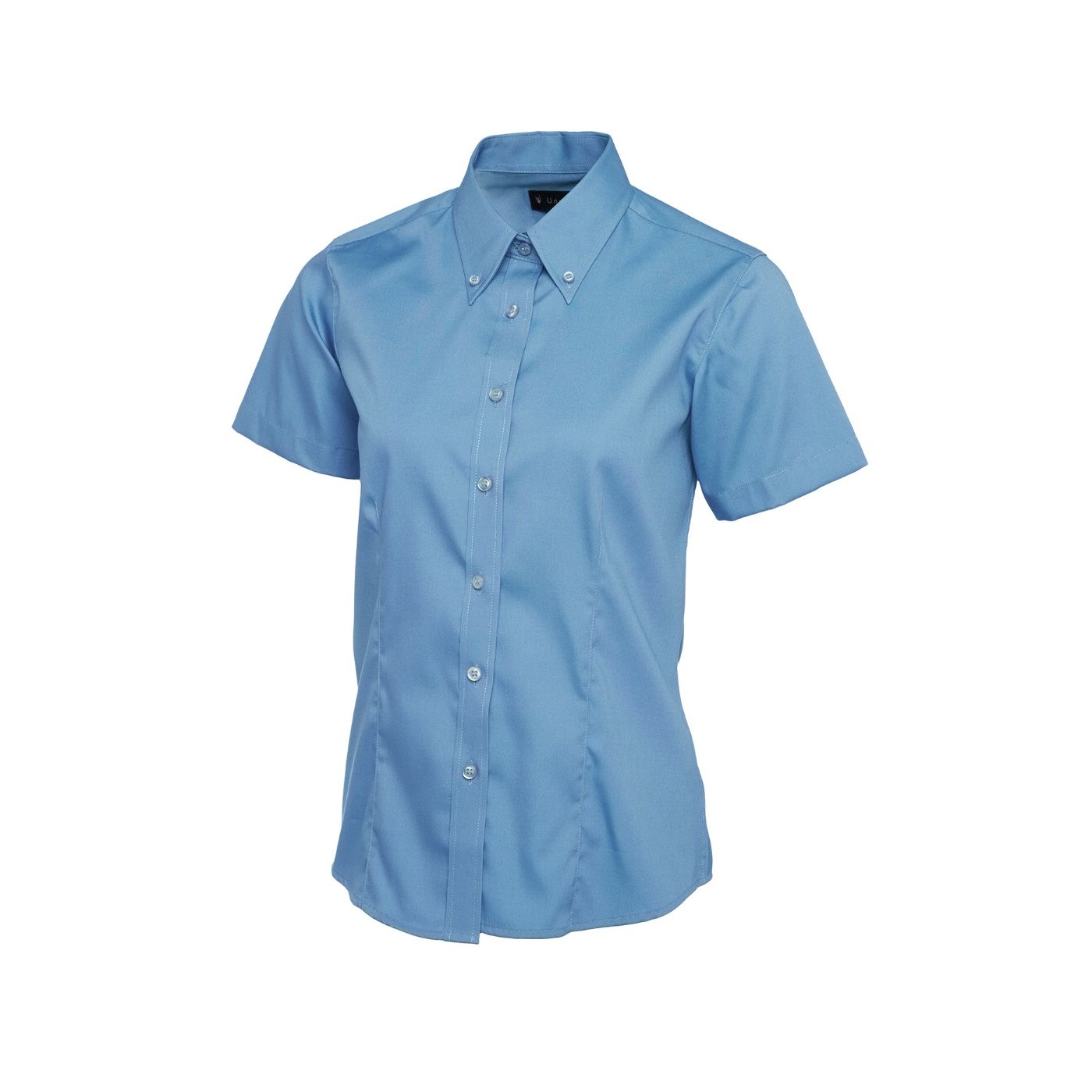 UC704 - Uneek Ladies Pinpoint Oxford Half Sleeve Shirt