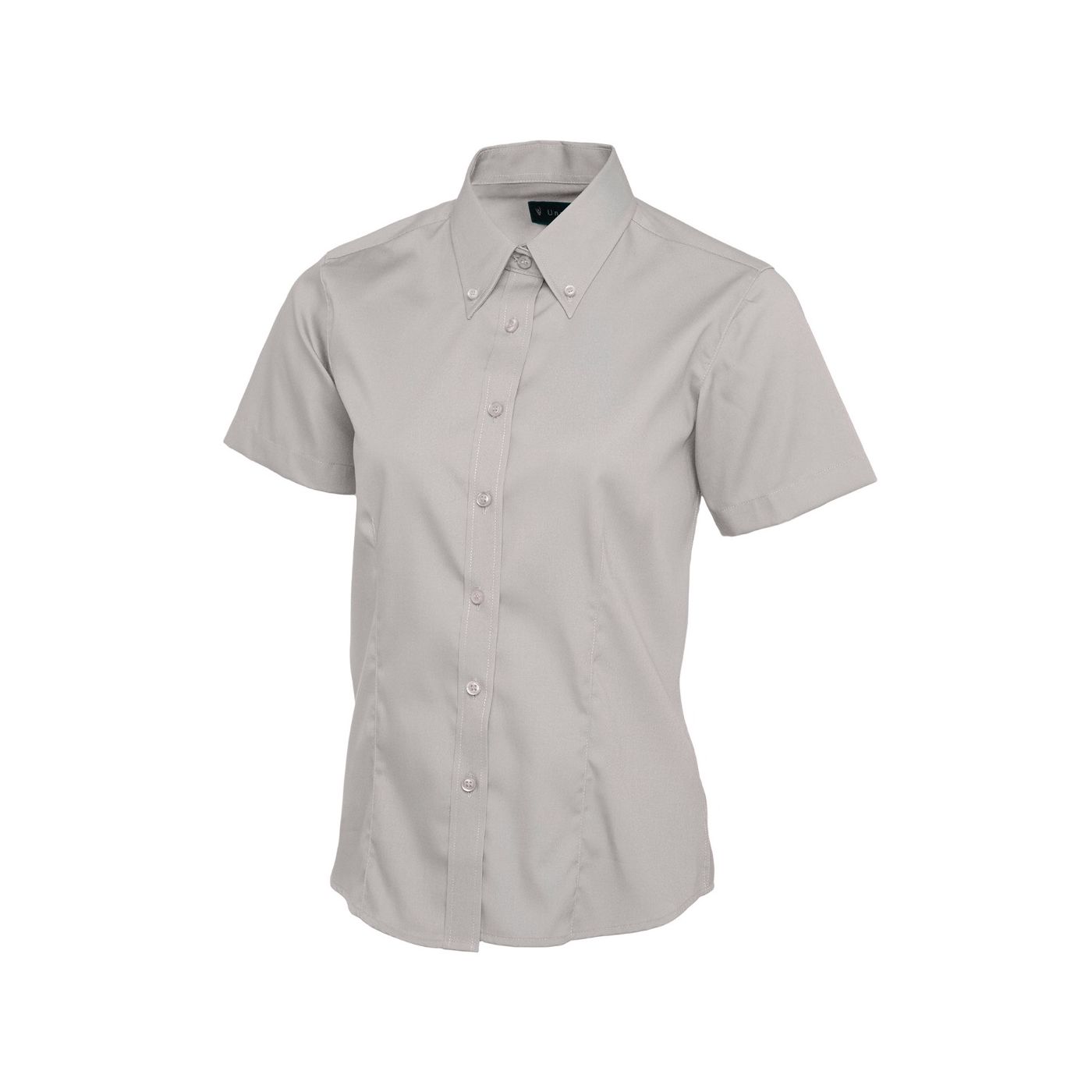 UC704 - Uneek Ladies Pinpoint Oxford Half Sleeve Shirt
