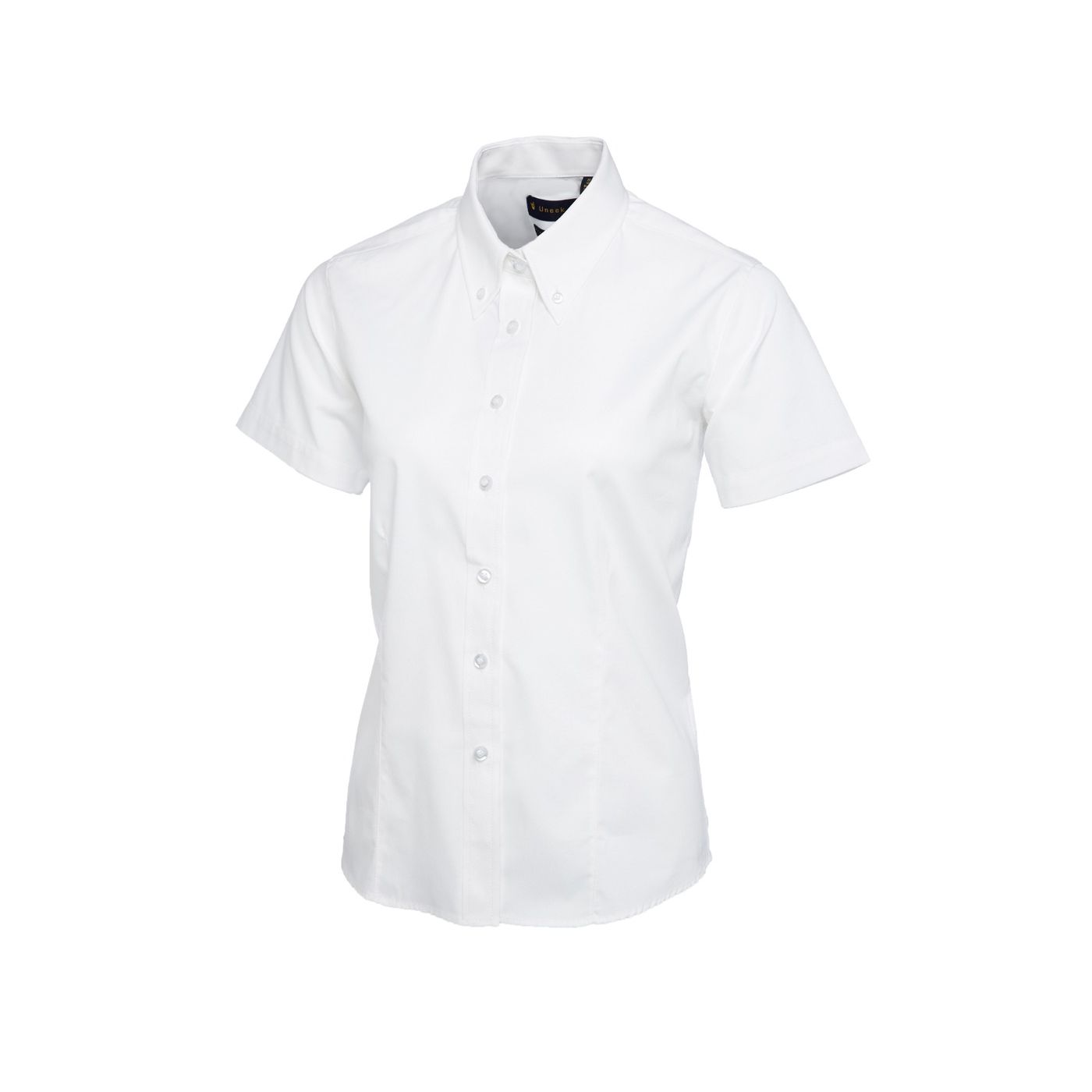 UC704 - Uneek Ladies Pinpoint Oxford Half Sleeve Shirt