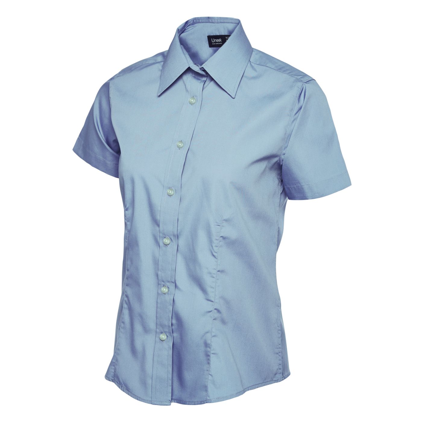 UC712 - Uneek Ladies Poplin Half Sleeve Shirt
