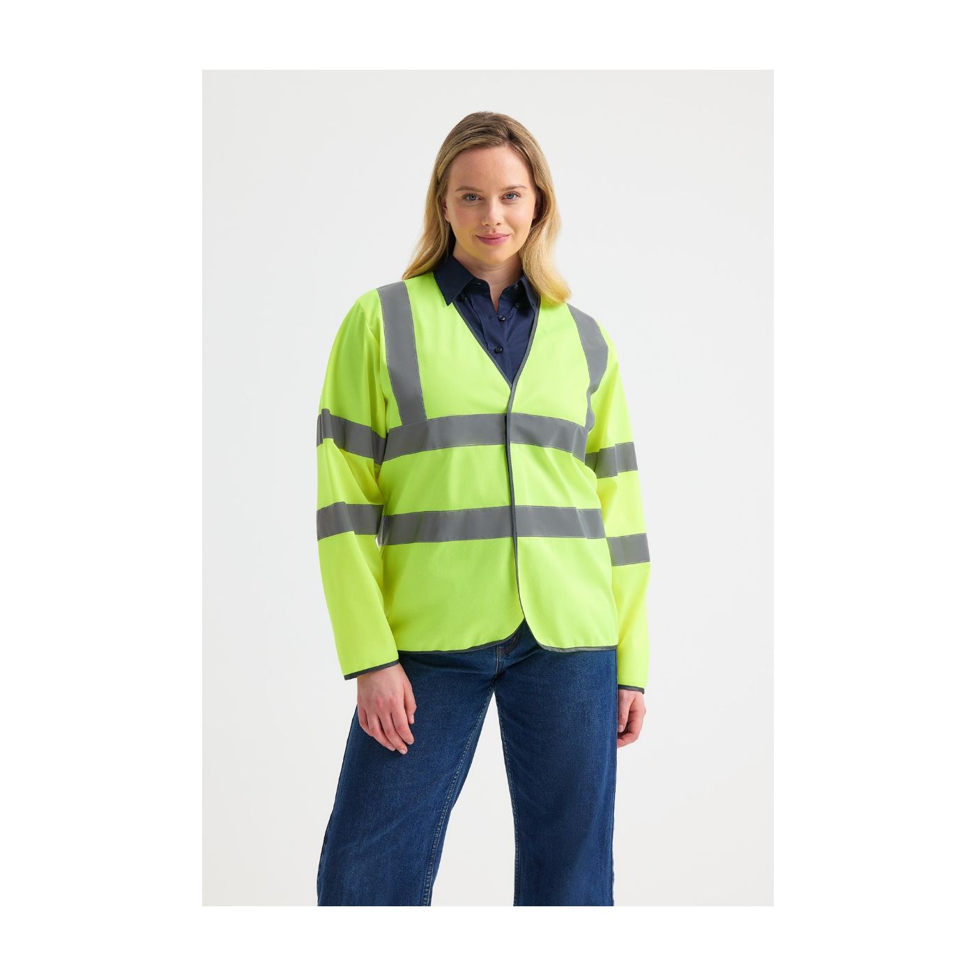 UC802 - Long Sleeve Hi Vis Safety Waistcoat