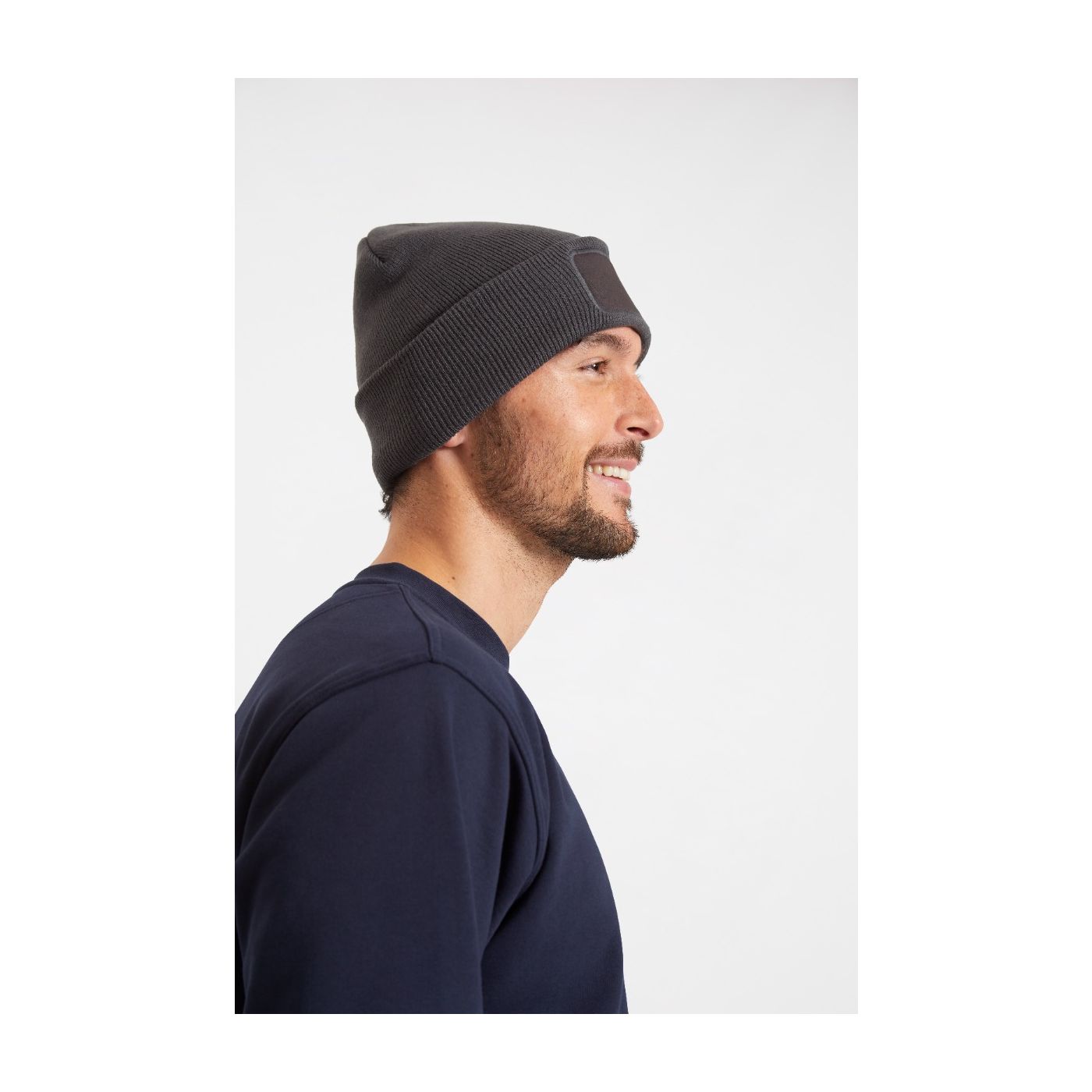 UC411-Rectangular Patch Beanie