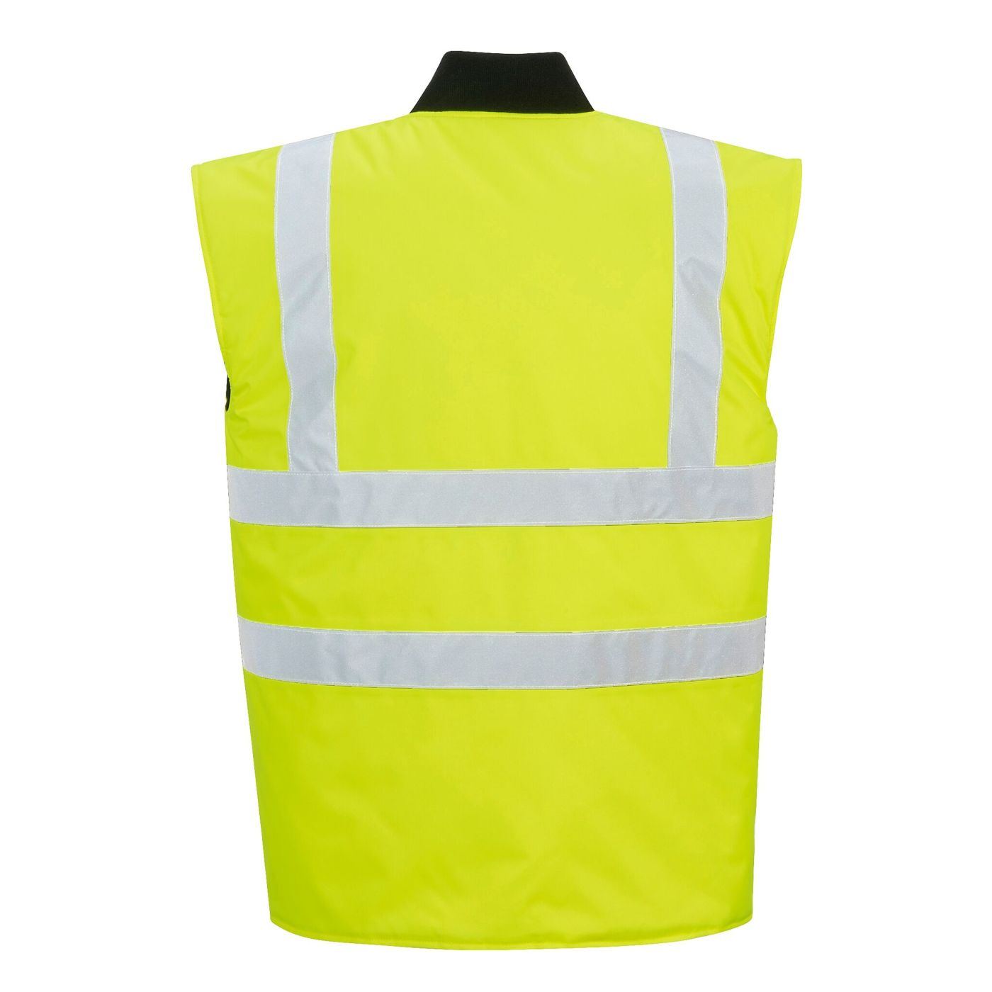 S469 - High Vis Lined Bodywarmer Reversible
