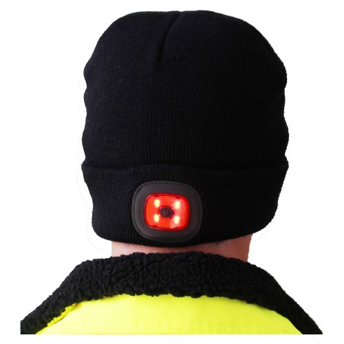 B028 - Beanie LED Head Light USB Rechargeable