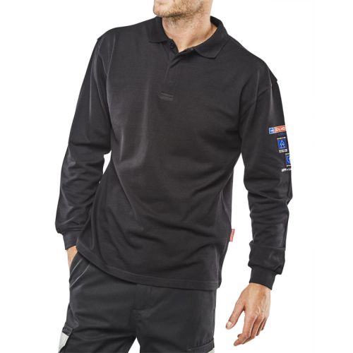 CARC1N - Click ARC Compliant Flame Retardant Anti-Static Polo Shirt