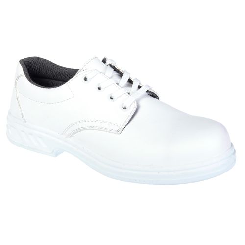 FW80 - Portwest Laced Safety Shoe Vegan friendly White