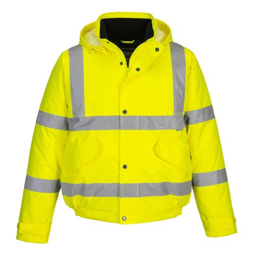 High Vis Saturn Yellow Bomber Jacket