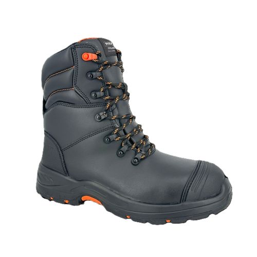 TC18: Titan Cyclone High Ankle Safety Boot with side zip