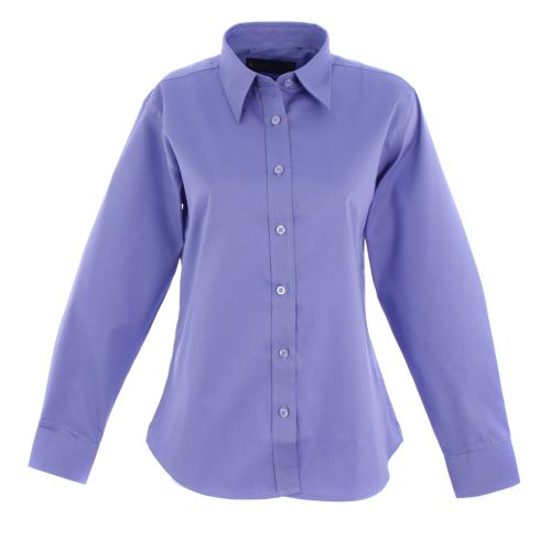 UC703 - Uneek Ladies Pinpoint Oxford Full Sleeve Shirt